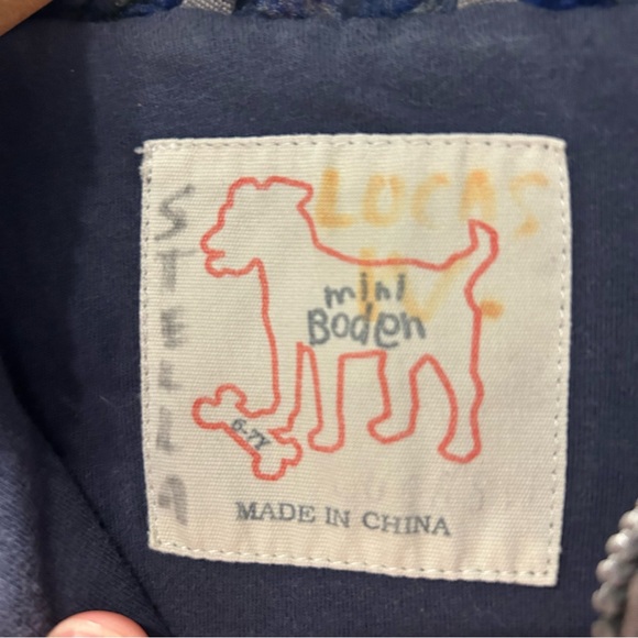 GUC Mini Boden Plaid fleece coat with zip off sleeves  size 6/7
Coat to vest - Picture 2 of 6